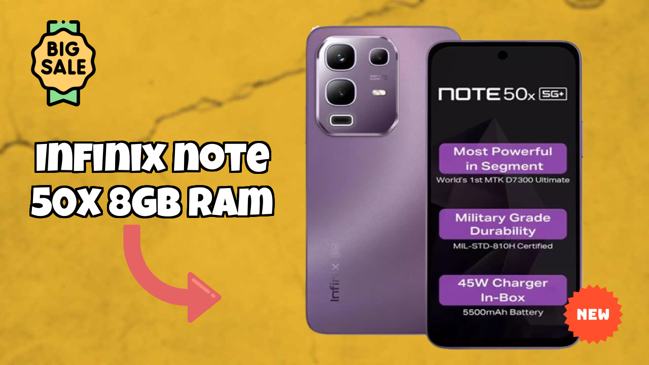 Infinix Note 50X 8GB RAM 2026 पूरा रिव्यु – ताकत और कमजोरियां
