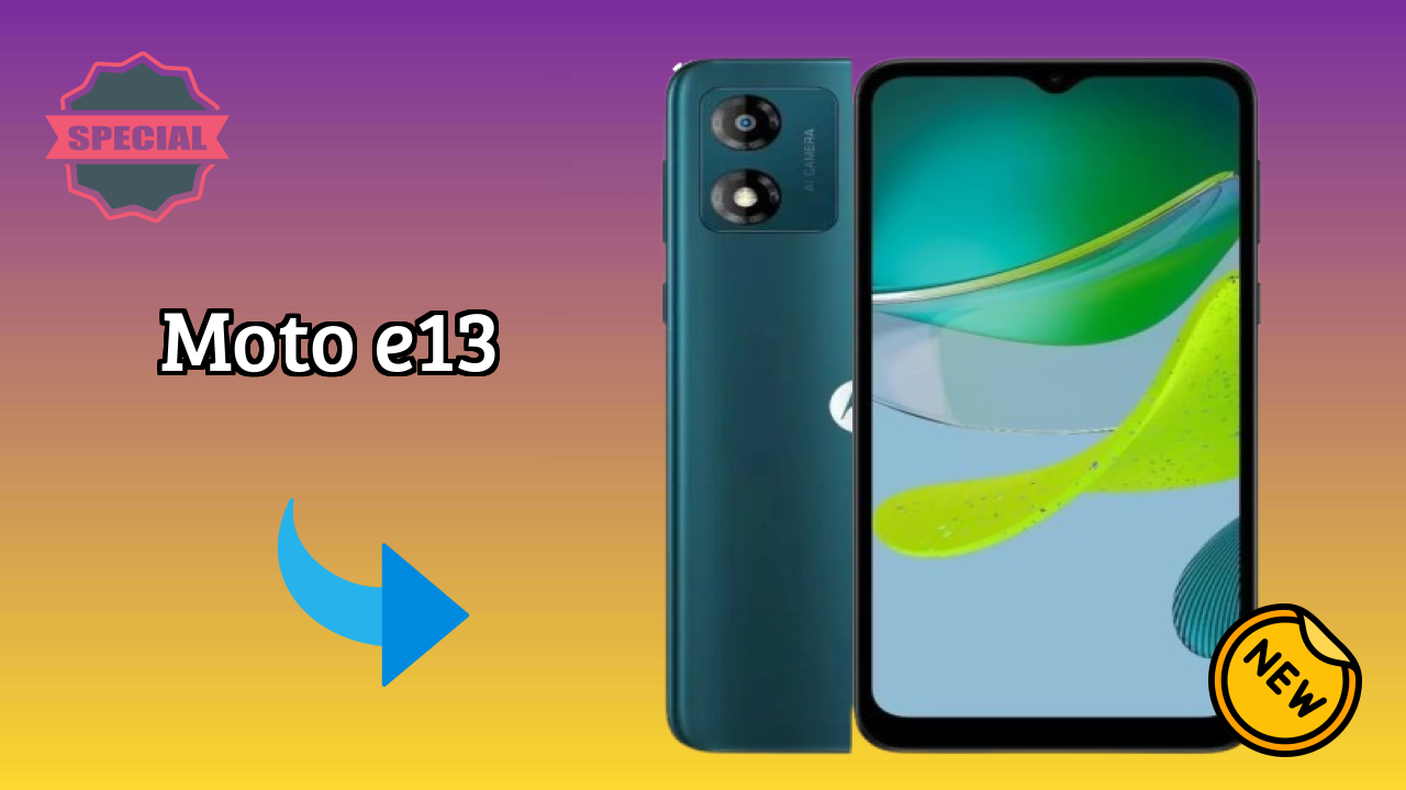 Moto E13 क़ीमत गिरावट अलर्ट: अब ₹5,999 पर