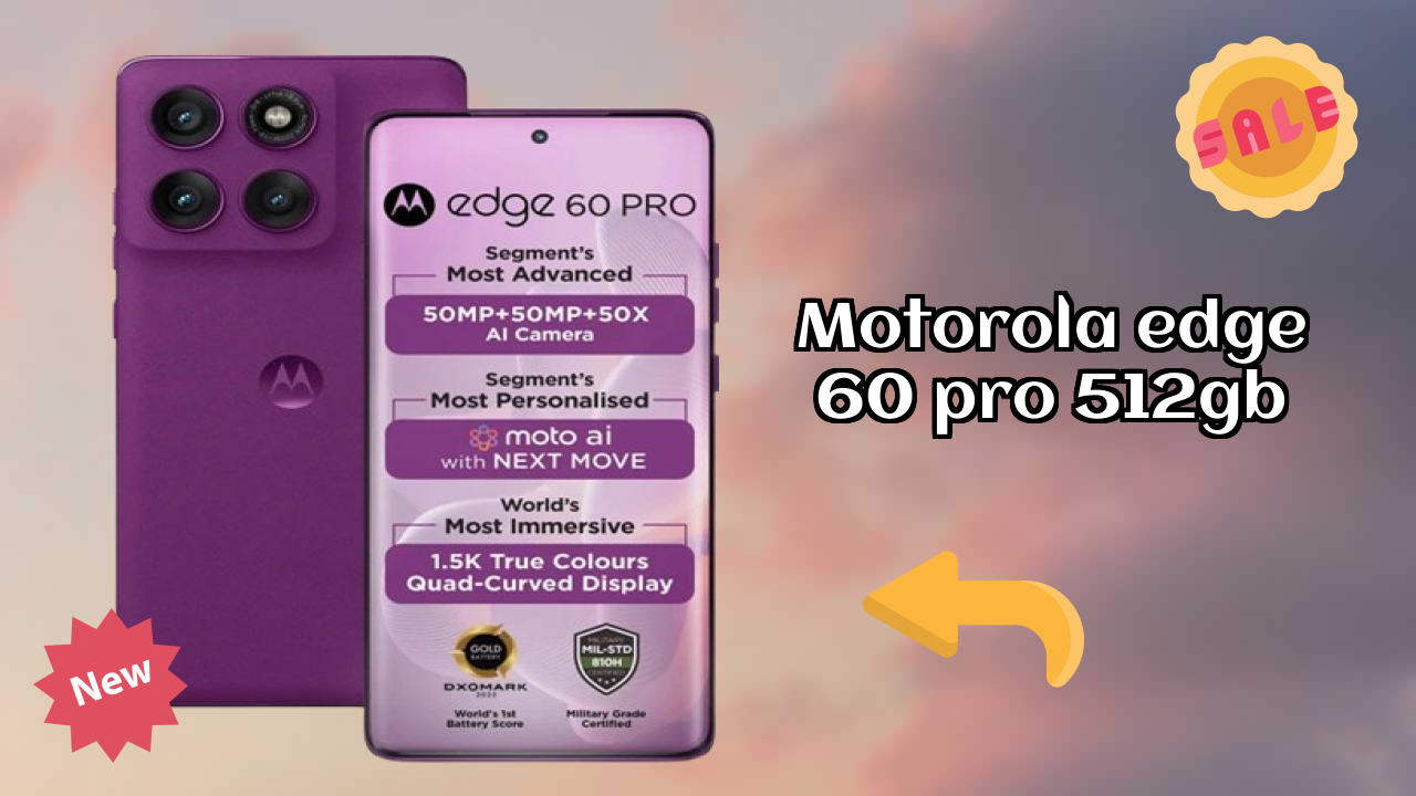 Motorola Edge 60 Pro 512GB RAM शो: 16 GB RAM मल्टीटास्किंग टेस्ट