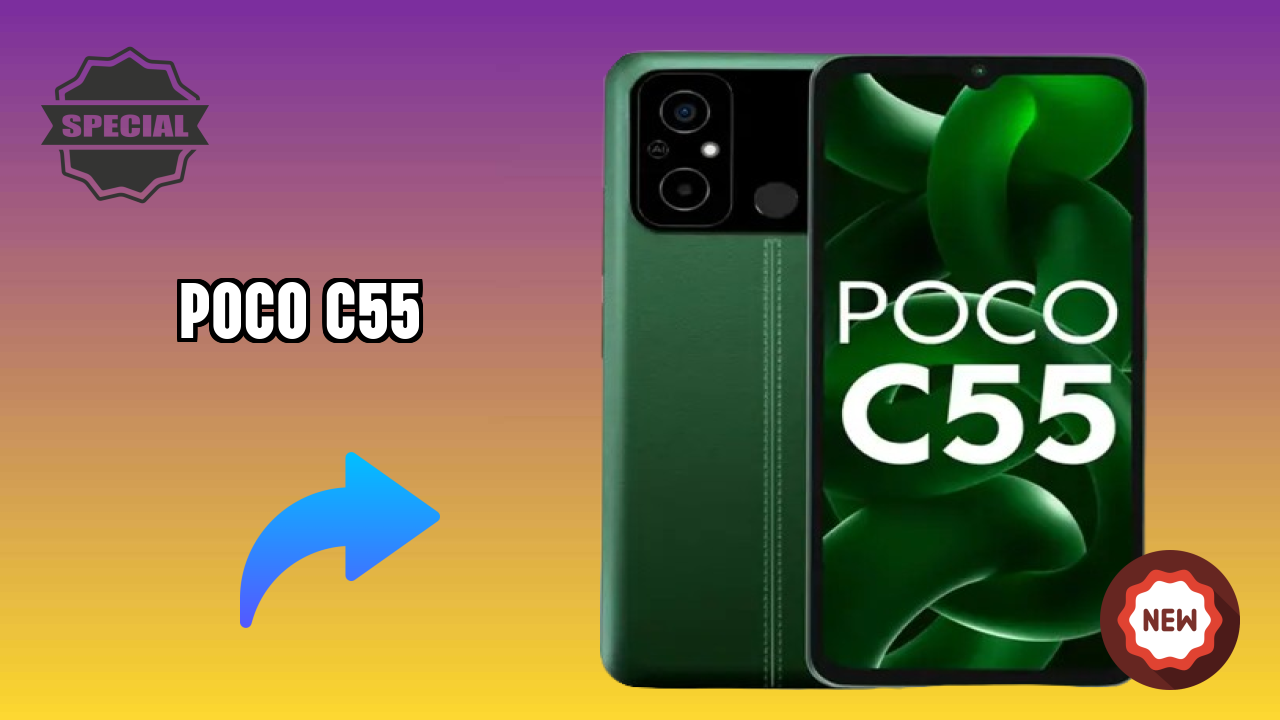 POCO C55 RAM शो: 4 GB RAM मल्टीटास्किंग