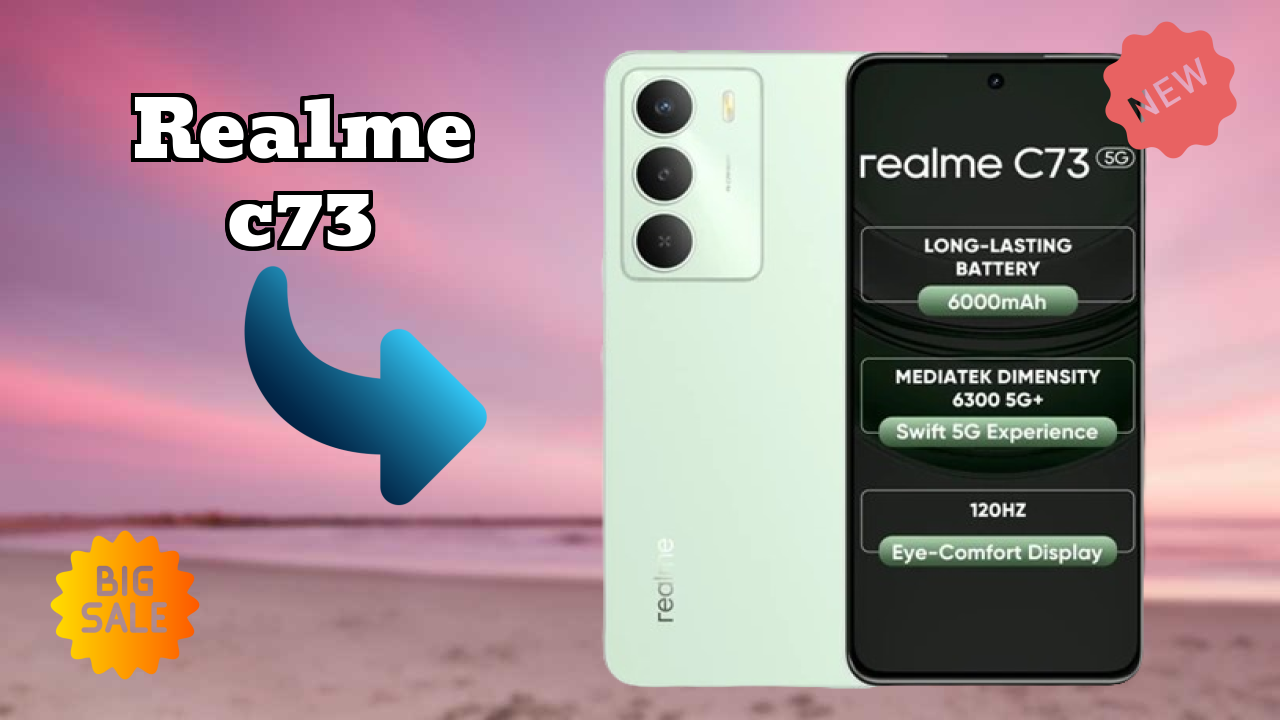 Realme C73 डिस्प्ले  डिस्कसन: 6.67 Inches (16.94 Cm) क्वॉलिटी