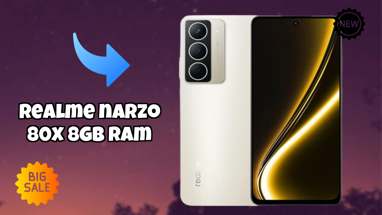 Realme Narzo 80X 8GB RAM रिव्यु: 8 GB RAM गेमिंग  डिस्कसन