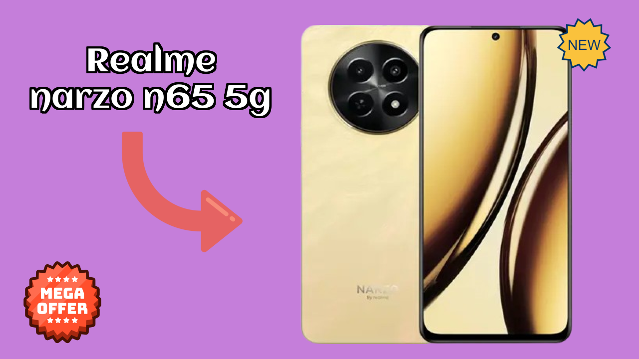 ₹11,989 पर Realme Narzo N65 5G - इस क़ीमत के तहत बेस्ट फोन