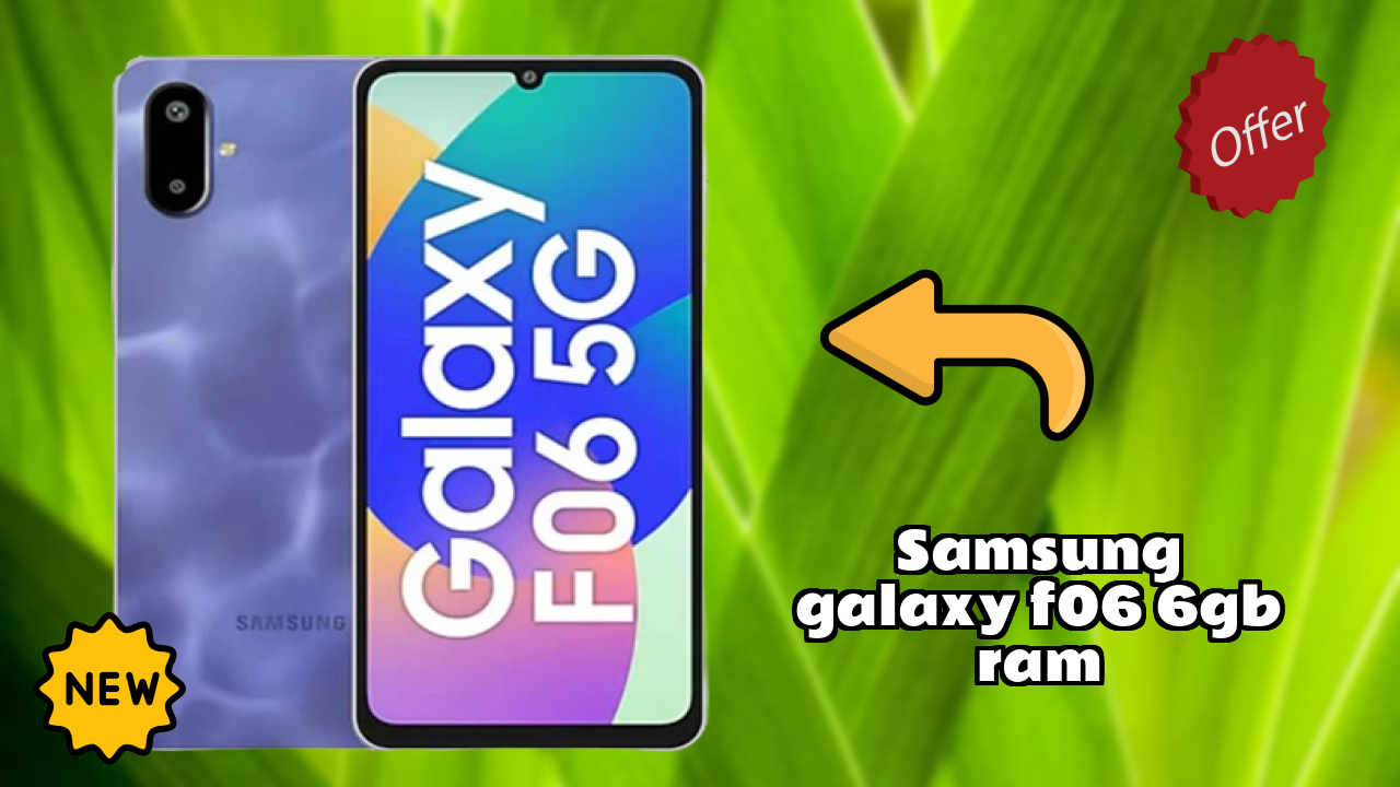 Samsung Galaxy F06 6GB RAM क़ीमत गिरावट: अब सिर्फ ₹10,490 उपलब्ध