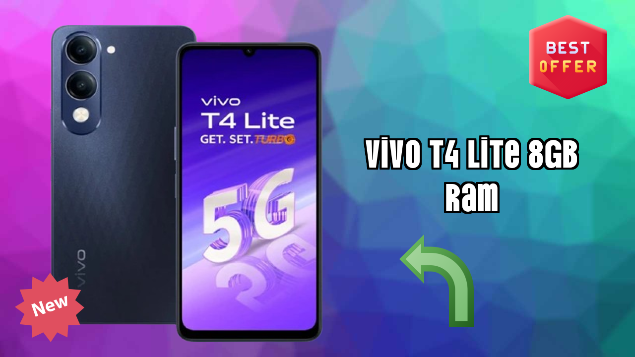 Vivo T4 Lite 8GB RAM बैटरी लाइफ: 6000 MAh चार्जिंग  डिस्कसन